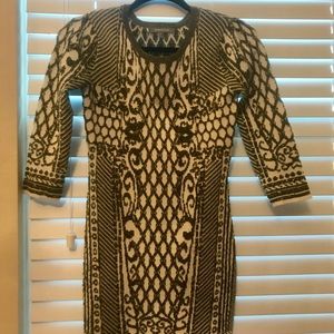 Gold and White Party Dress